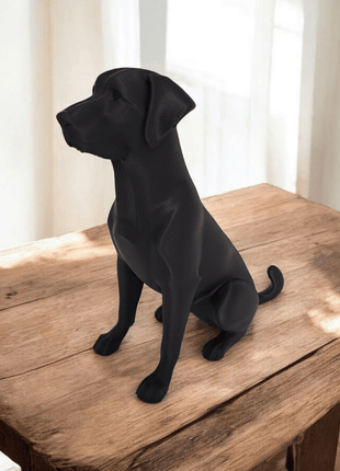 Minimalistische Labrador-Skulptur Loyal Friend