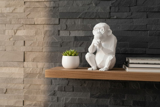 Design-Affe „Vero“ – Stylische Geometrische Deko-Figur