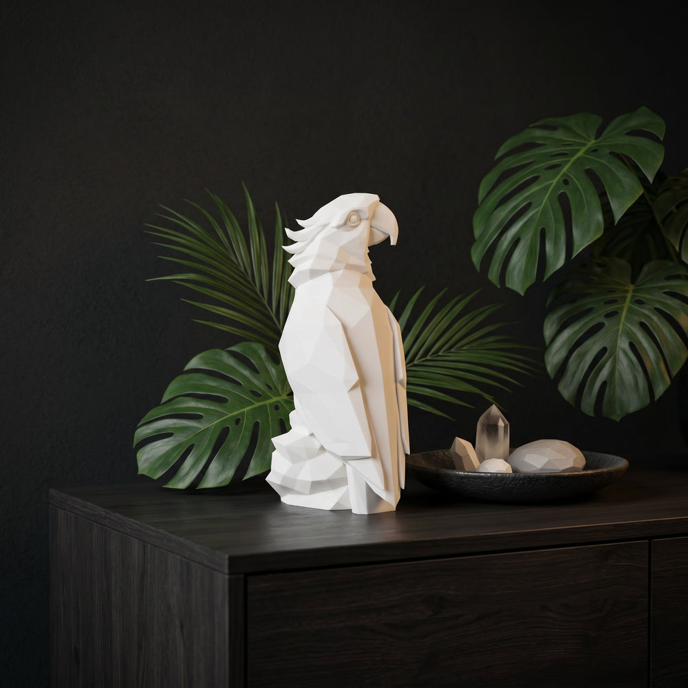 's Federn-Standl Vogel Skulptur aus PLA, Ansicht 5