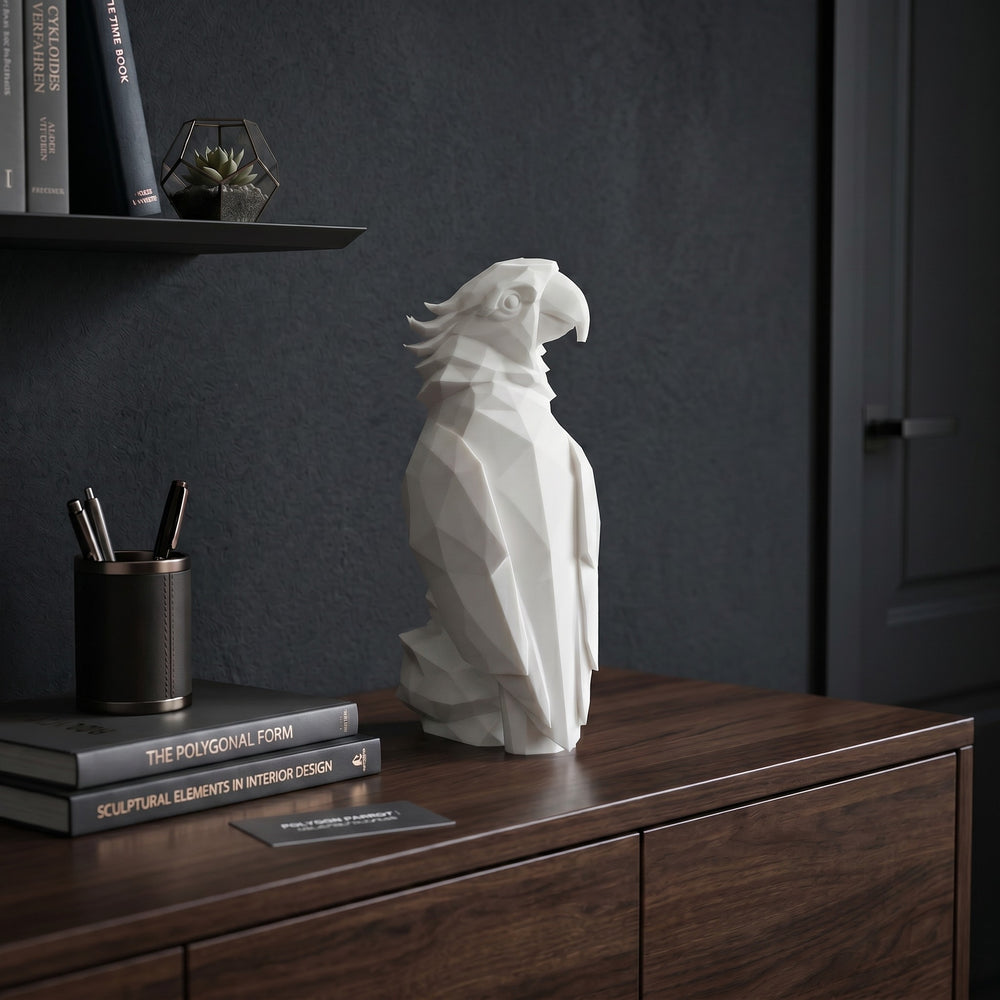 's Federn-Standl Vogel Skulptur aus PLA, Ansicht 6