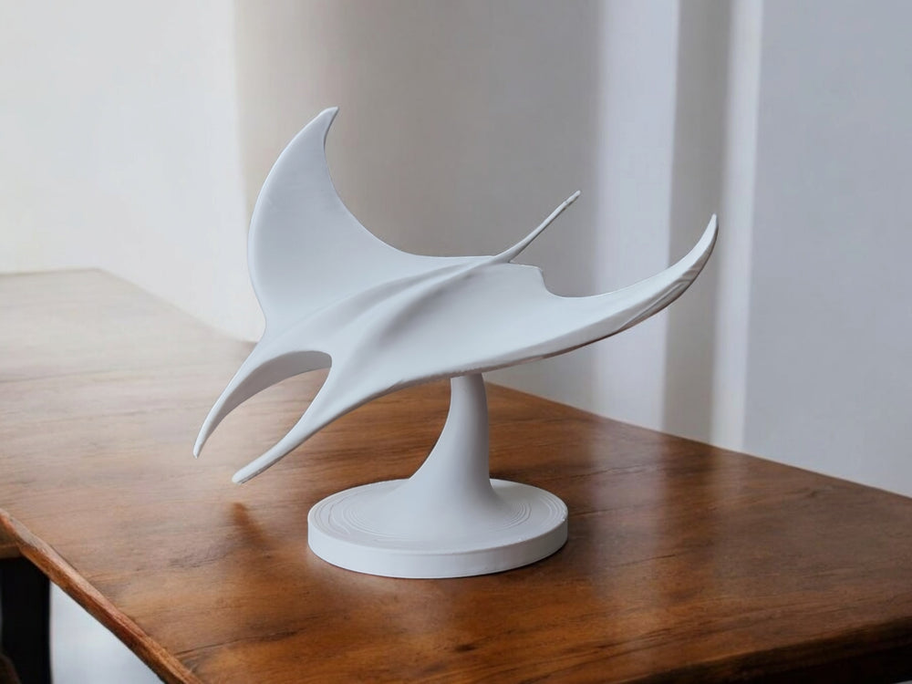 's Gletscher-Mantale Figur mit Mantel aus PLA, Detailansicht