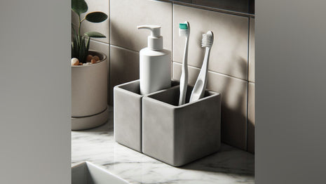 „Twin Block“ – Zahnputzbecher-Set