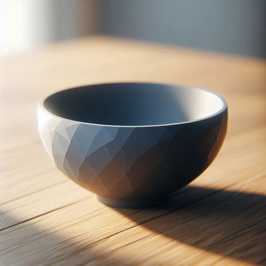 Mörkblåhem Dekoschale in Dunkelblau aus PLA, 3D-gedruckt