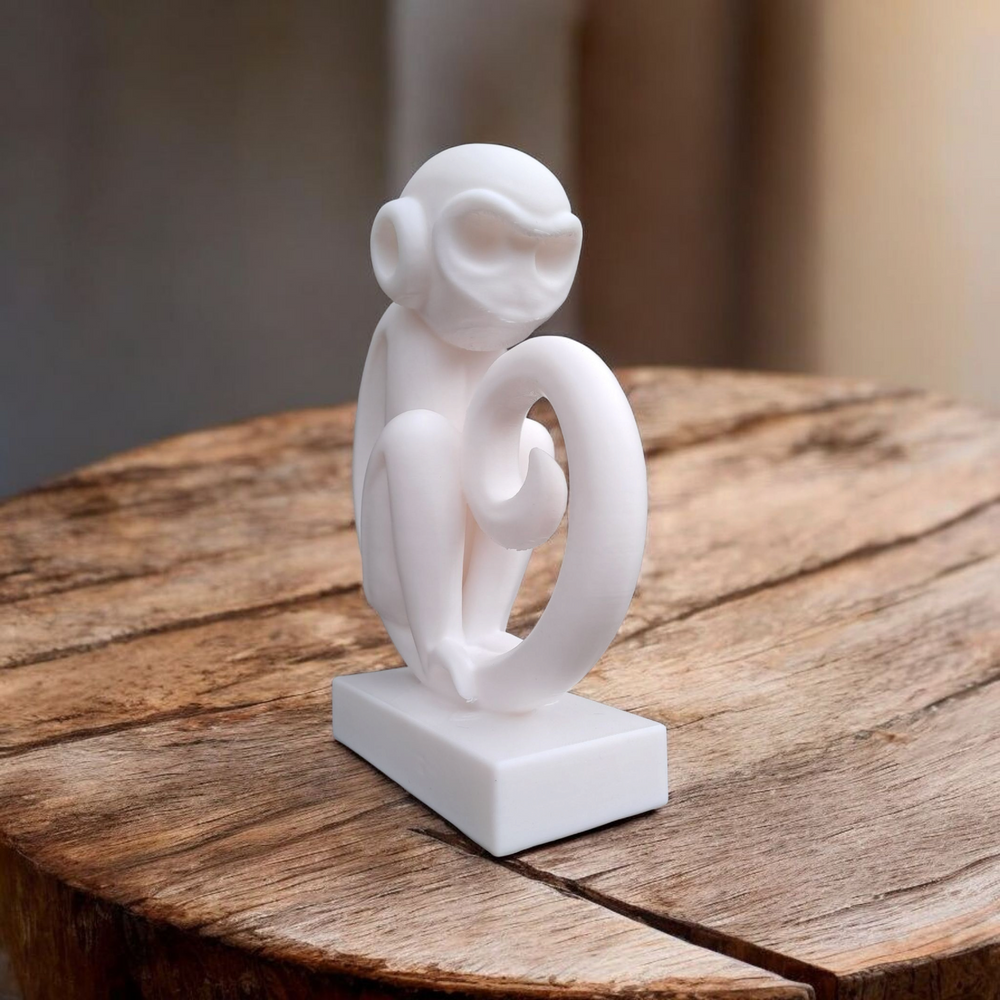 CIRKEL Vän runde Skulptur mit Öffnung aus PLA, Ansicht 4