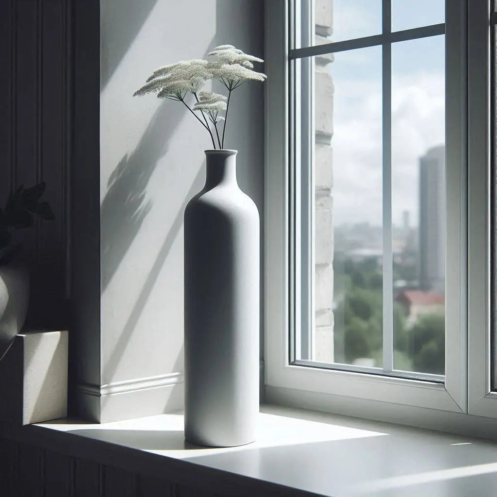 Vase „Narrowa“ – Schlanke Designvase mit eleganter Halsform - Print Home