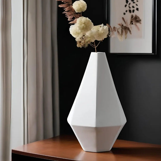 Vase „Octa“ – Faceted Minimal Design - Print Home