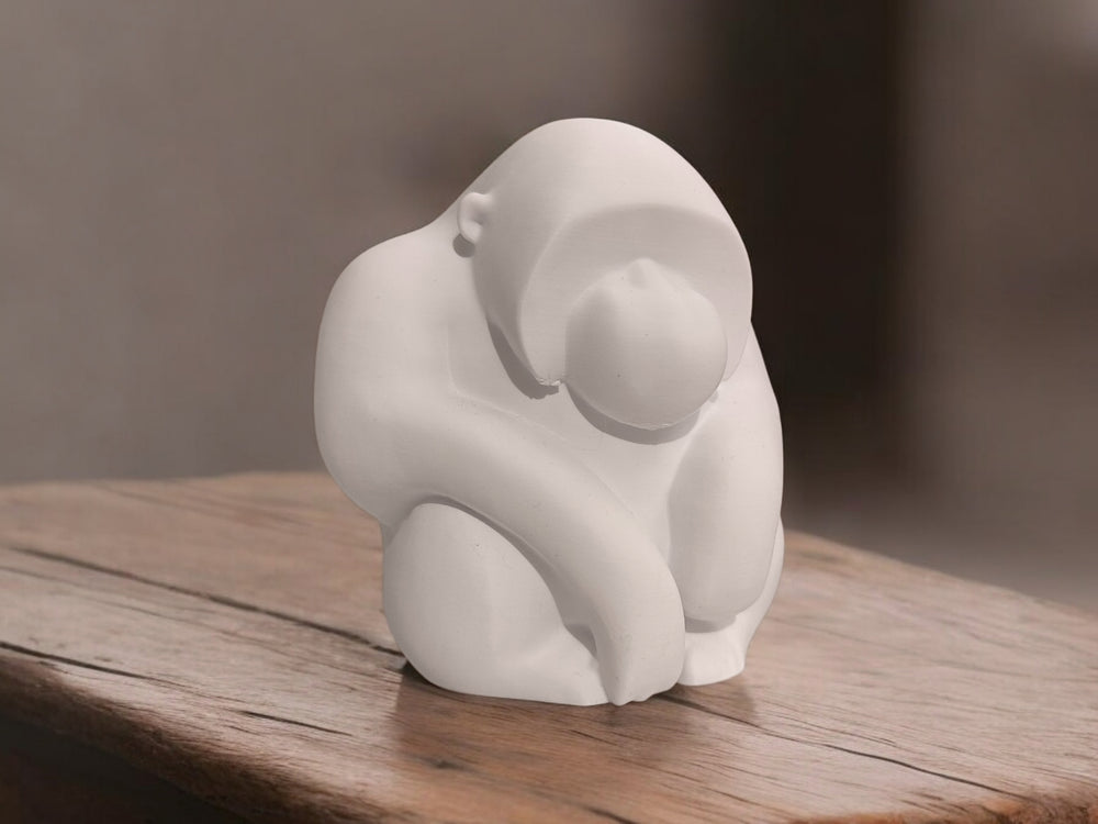's Stuben-Ruhekel liegende Tierfigur aus PLA, Ansicht 4