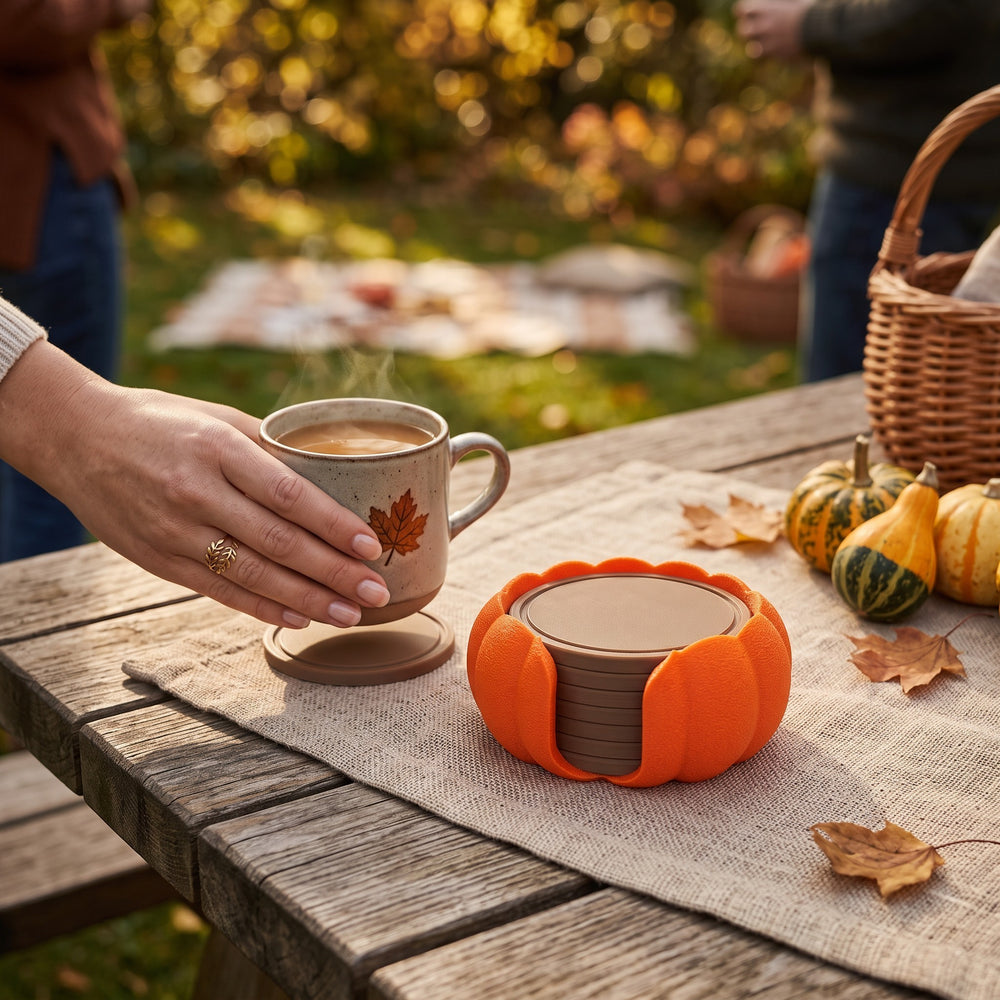 HÖST Pumpa Dekoschale in Kürbisform aus PLA, Detailansicht