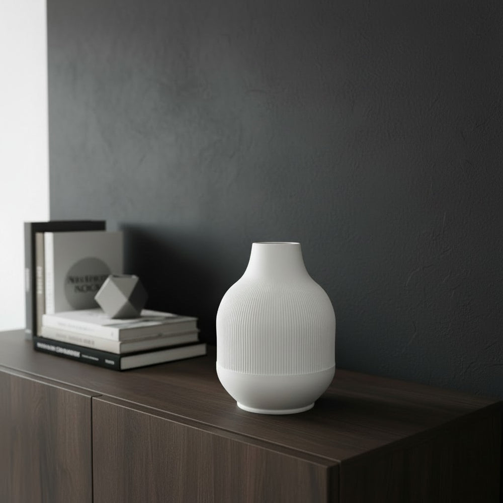 LUGN Harmoni Vase aus PLA, Detailansicht