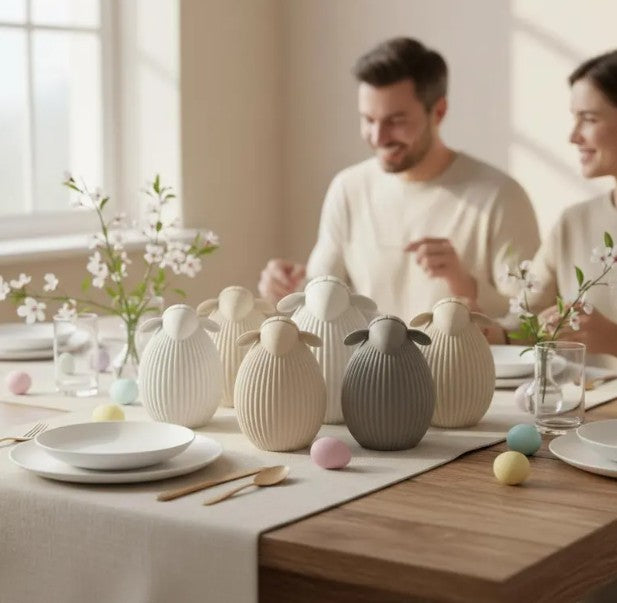 Deko-Schaf „Easter Mood“ – Moderne Osterfigur