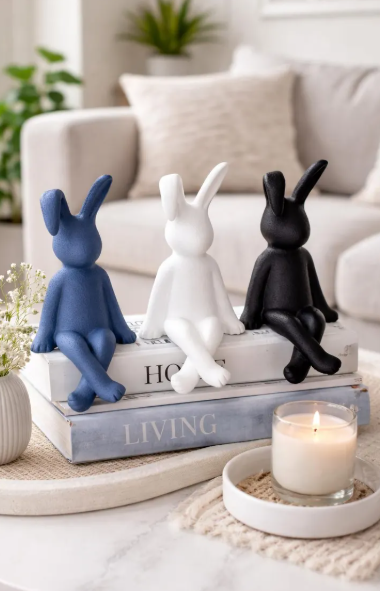 Design-Hase „Lumo“ – Minimalistische Dekofigur