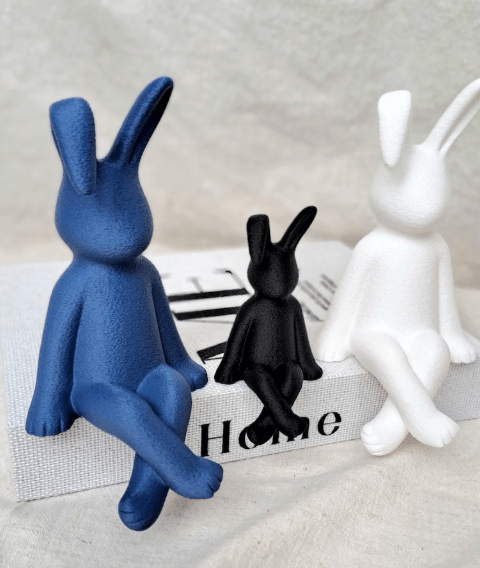 Design-Hase „Lumo“ – Minimalistische Dekofigur Print Home  Print Home