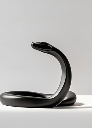 Designer-Skulptur Black Cobra