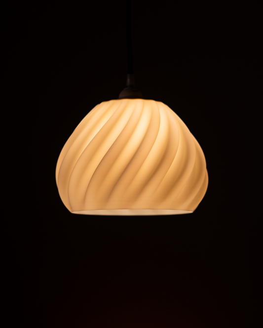 Snurrljus – Drehende Design-Deckenleuchte aus dem 3D-Drucker | Print Light