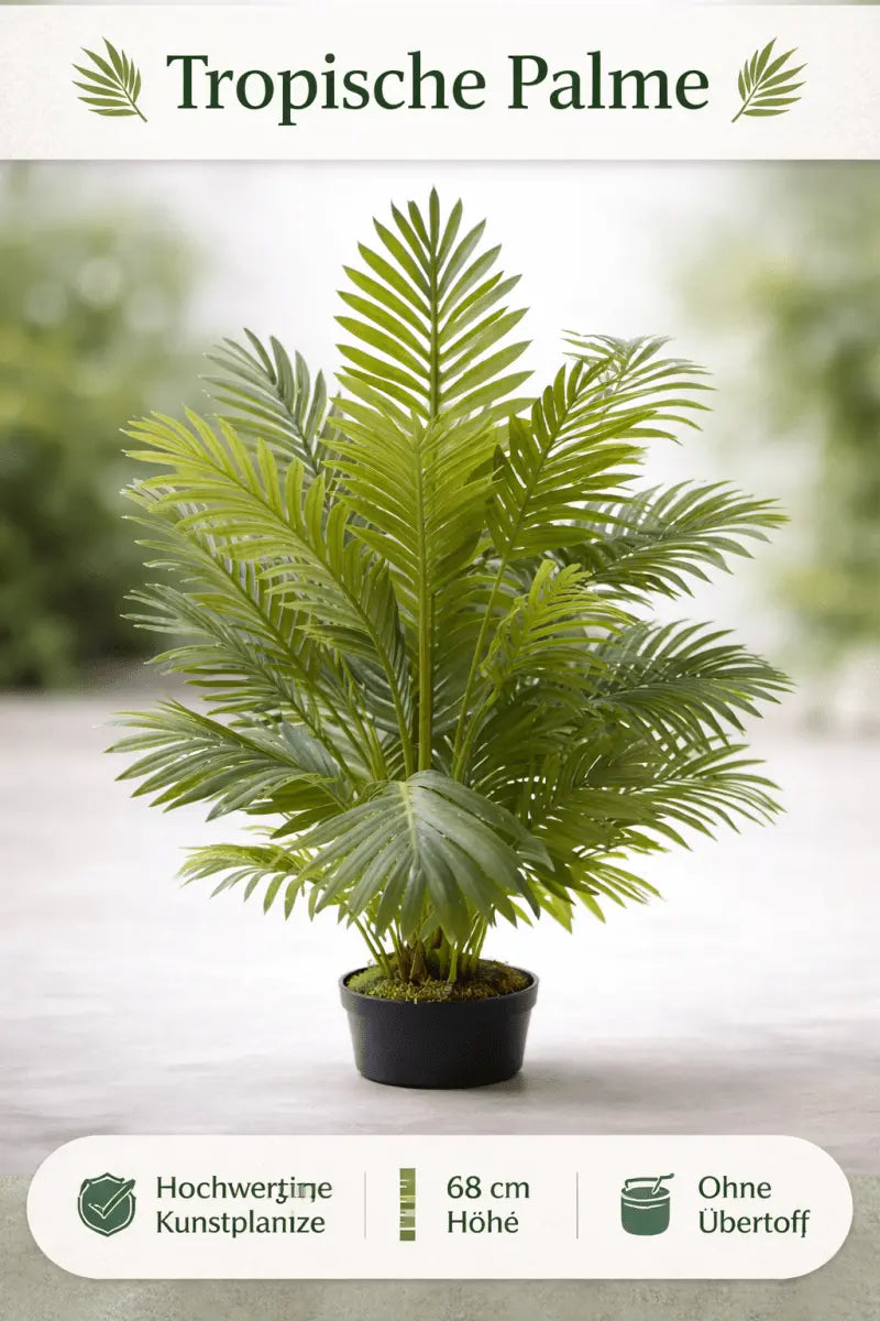 Künstliche Deko-Pflanze XL – Realistische Kunstpflanze - Print Home