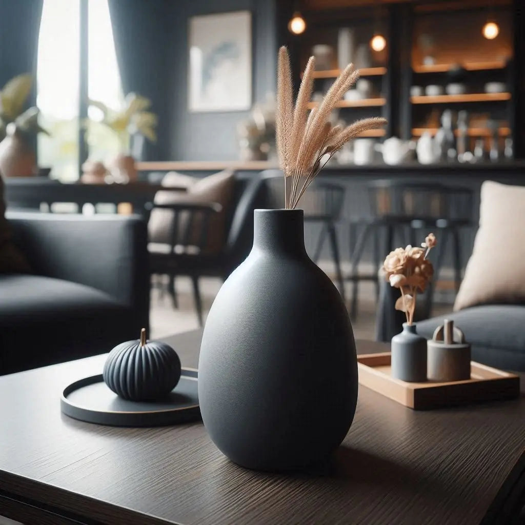 Vase „Velora“ – Organische Designvase mit weicher Silhouette - Print Home