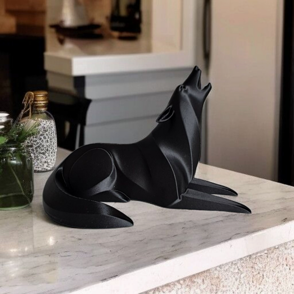 STILLA Ulv Wolf Skulptur aus PLA, weitere Ansicht