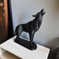 's Wald-Kaiserl Hirsch Skulptur aus PLA, Detailansicht