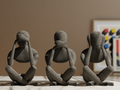 Nobody "Visdom" – 3er-Set Skulpturen