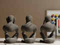 Nobody "Visdom" – 3er-Set Skulpturen