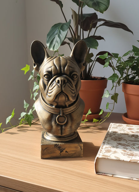 Französische Bulldoggen Skulptur - Print HomeFranzösische Bulldoggen SkulpturPrint Homemade - in - austriaFranzösische Bulldoggen SkulpturTier