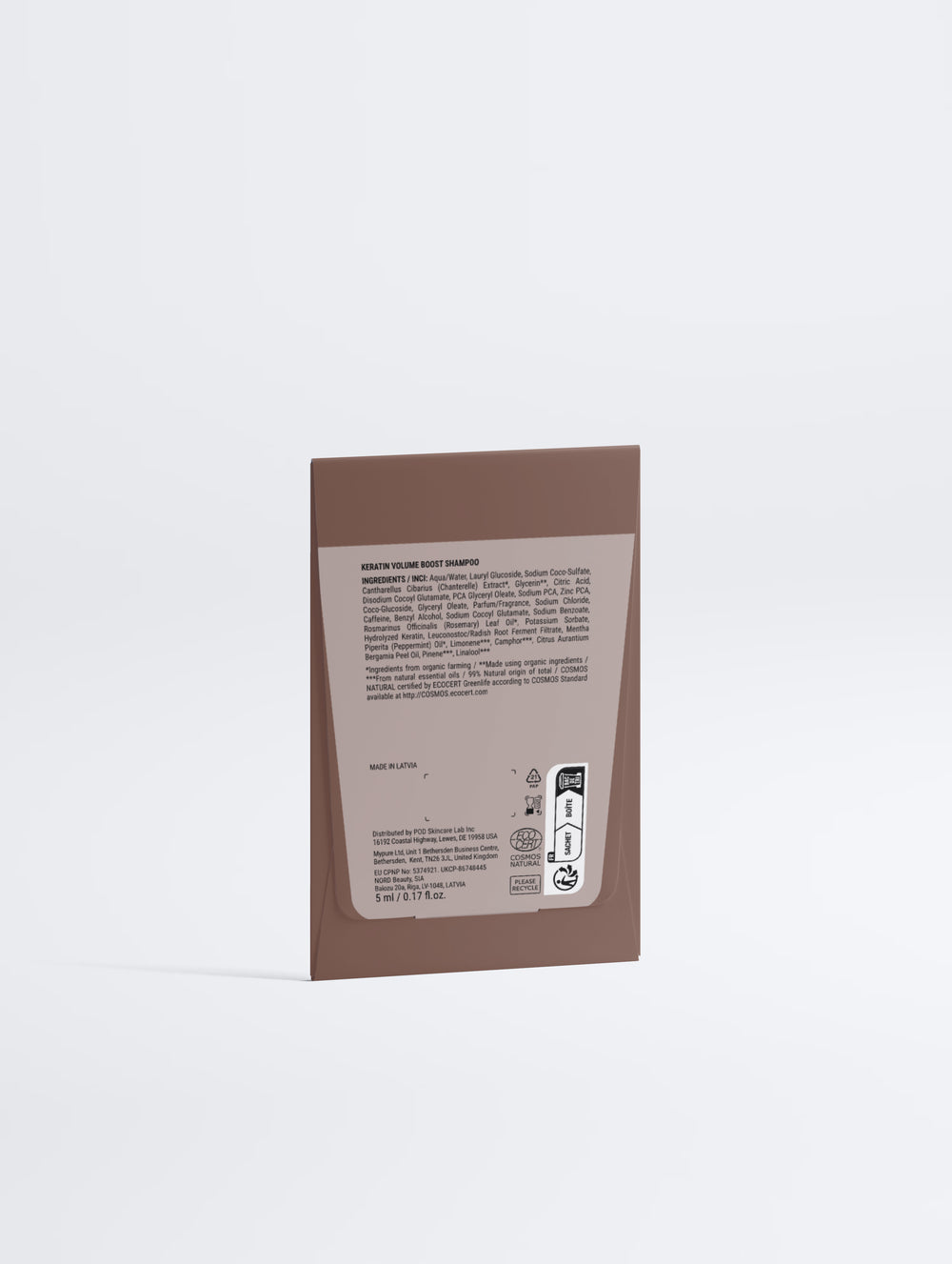 Keratin Volumen-Boost-Shampoo (Probe-Beutel)
