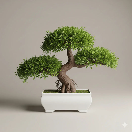 Künstlicher Bonsai - Baum im Topf - Print HomeKünstlicher Bonsai - Baum im TopfPrint HomePflanzenKünstlicher Bonsai - Baum im Topf