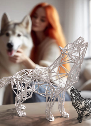 Majestic Modern Wolf Sculpture - 3D Wireframe Resin Art for Home Decor Geometric decor - Print HomeMajestic Modern Wolf Sculpture - 3D Wireframe Resin Art for Home Decor Geometric decor3DOffice3DOfficeMajestic Modern Wolf Sculpture - 3D Wireframe Resin Art for Home Decor Geometric decorShopify Collective235 .01