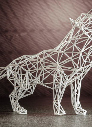 Majestic Modern Wolf Sculpture - 3D Wireframe Resin Art for Home Decor Geometric decor - Print HomeMajestic Modern Wolf Sculpture - 3D Wireframe Resin Art for Home Decor Geometric decor3DOffice3DOfficeMajestic Modern Wolf Sculpture - 3D Wireframe Resin Art for Home Decor Geometric decorShopify Collective235 .01