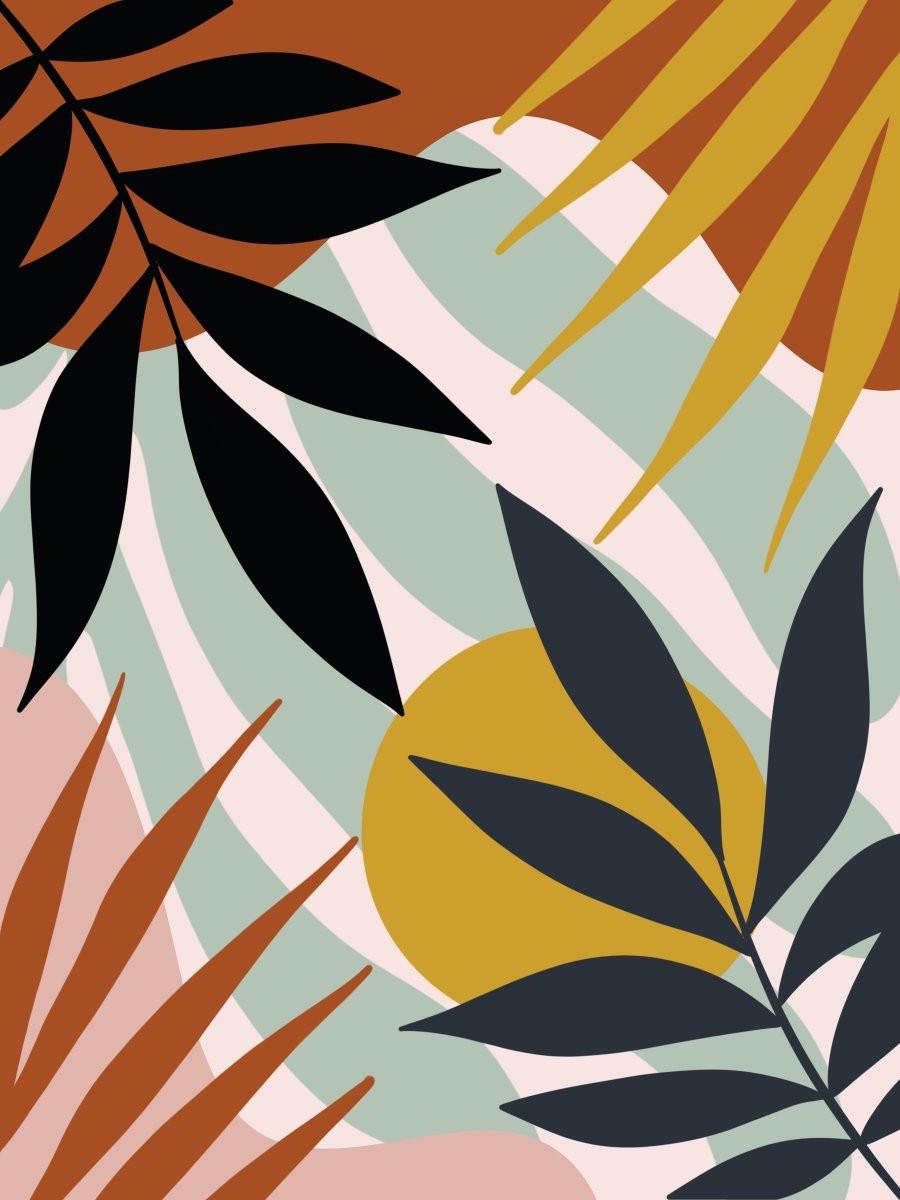 „Terracotta Garden“ – Modernes Wandbild-Trio - Print Home