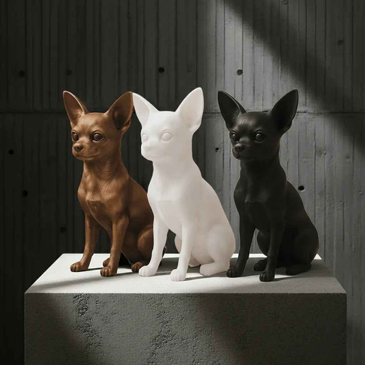 Chihuahua Skulptur Print Home