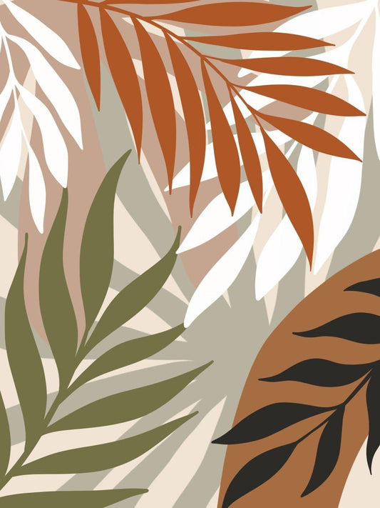 "Zarte Nuancen" – Minimalistische Line-Art mit abstrakten Farbakzenten Print Home  Print Home