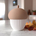 LED-Tischleuchte „Golden Autumn“ – Stilvolle Eichel-Lampe im Skandi-Design - Print Home