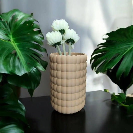 Vase „Bubble Bloom“ – Strukturierte Designvase im Boho-Nordic Stil - Print Home