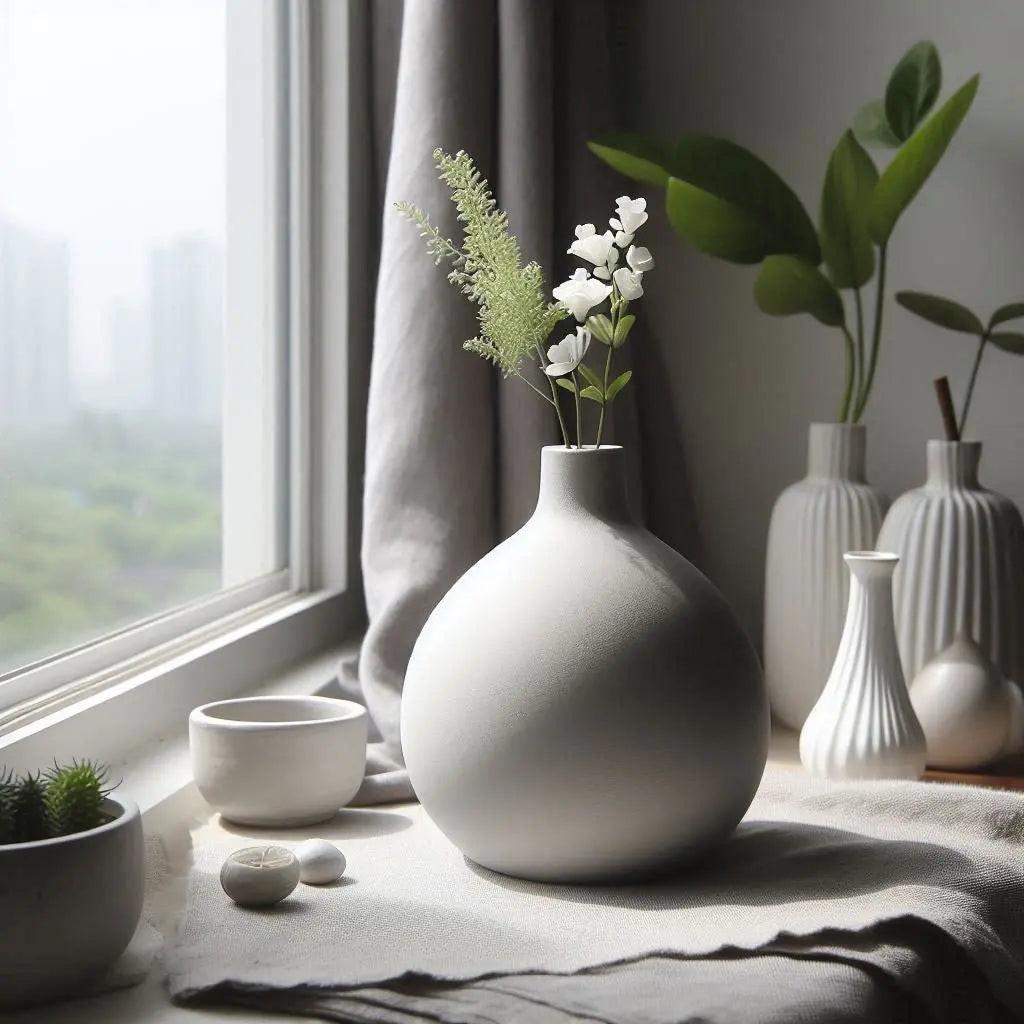 Vase „Goccia“ – Minimalistische Designvase in Tropfenform - Print Home