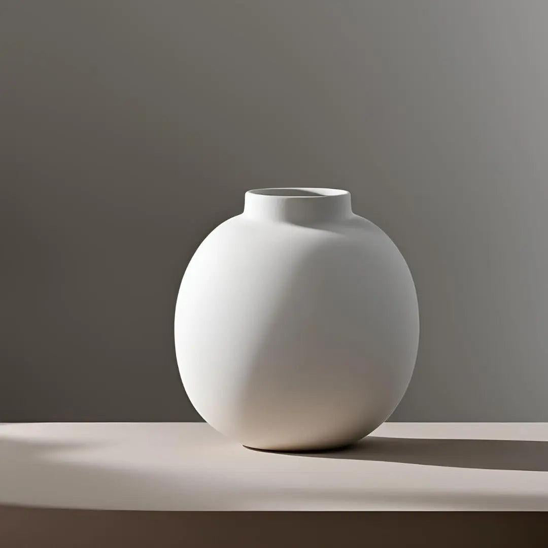 Vase „Orb Pure“ – Round Minimal Design - Print Home
