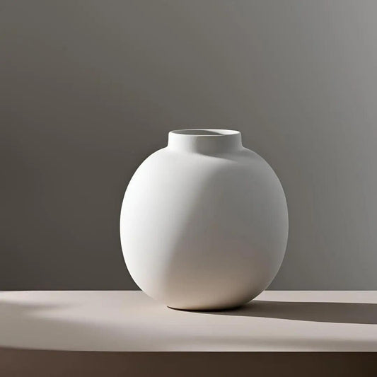 Vase „Orb Pure“ – Round Minimal Design - Print Home