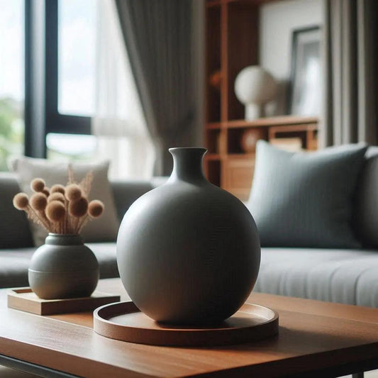 Vase „Orbita“ – Runde Designvase mit zeitloser Eleganz - Print Home