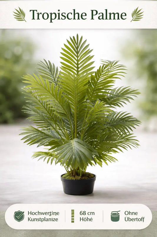 Künstliche Deko-Pflanze XL – Realistische Kunstpflanze - Print Home