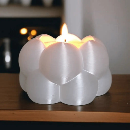 Design-Teelichthalter „Cloud“ – Verspielte Bubble-Ästhetik für modernes Wohnen - Print Home