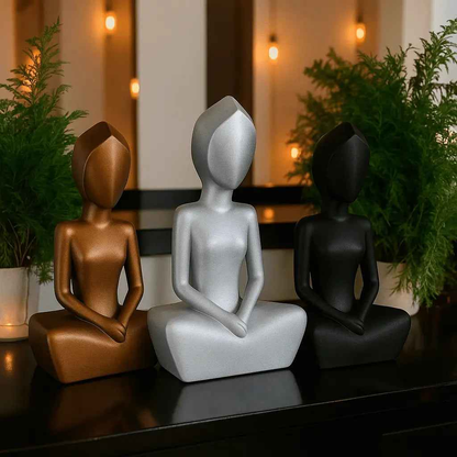 Anmutige Eleganz: Die feminine Frauenskulptur - Print Home