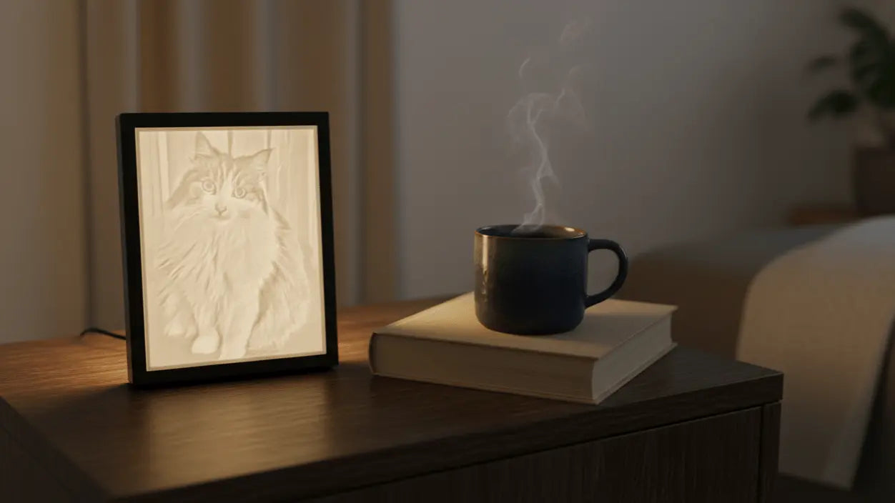 Individuelles Leuchtbild "Lichtblick" - Print Home