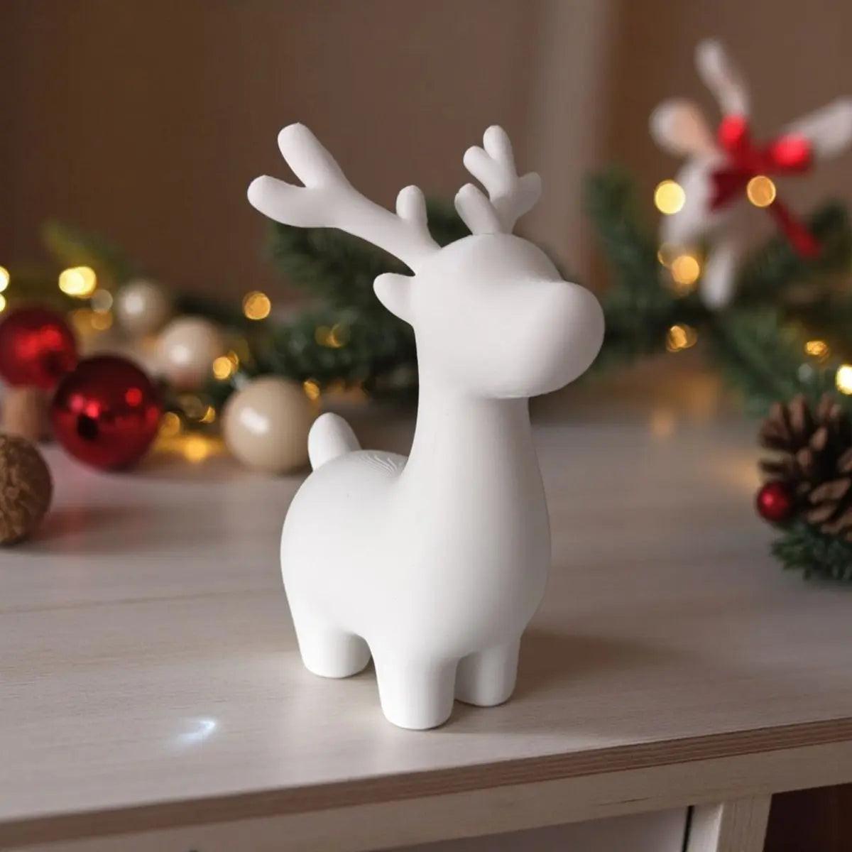 Süßes Rentier-Baby Little Reindeer - Print Home