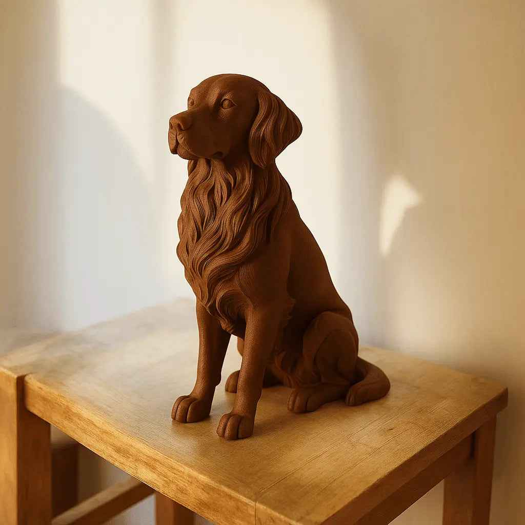 Golden Retriever Skulptur - Print Home