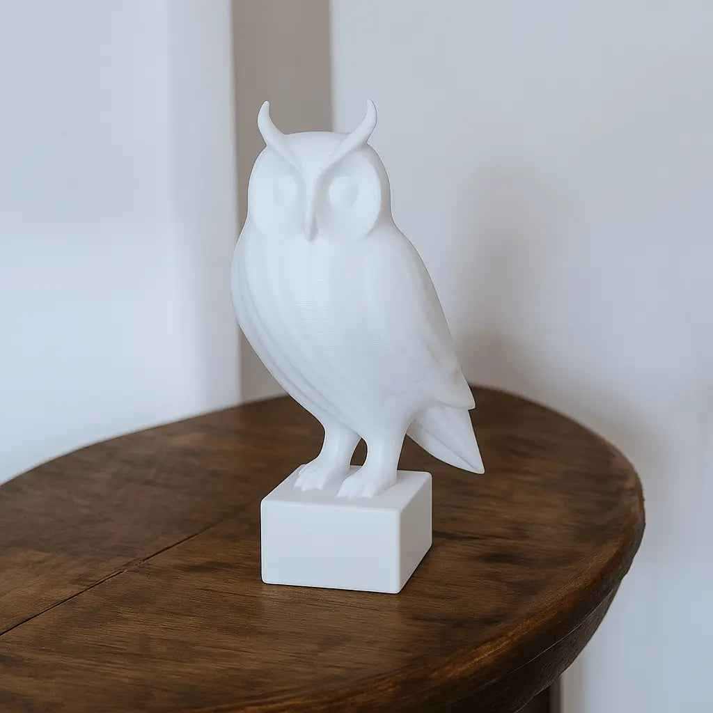 Eulen Skulptur - Print Home
