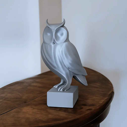 Eulen Skulptur - Print Home