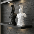 Spartan – Moderne Krieger Büste in Schwarz oder Weiß | Dekofigur - Print Home