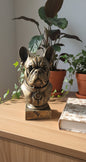 Französische Bulldoggen Skulptur