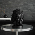 OLE – Moderne Löwen Büste in Schwarz oder Weiß | Design Dekofigur - Print Home