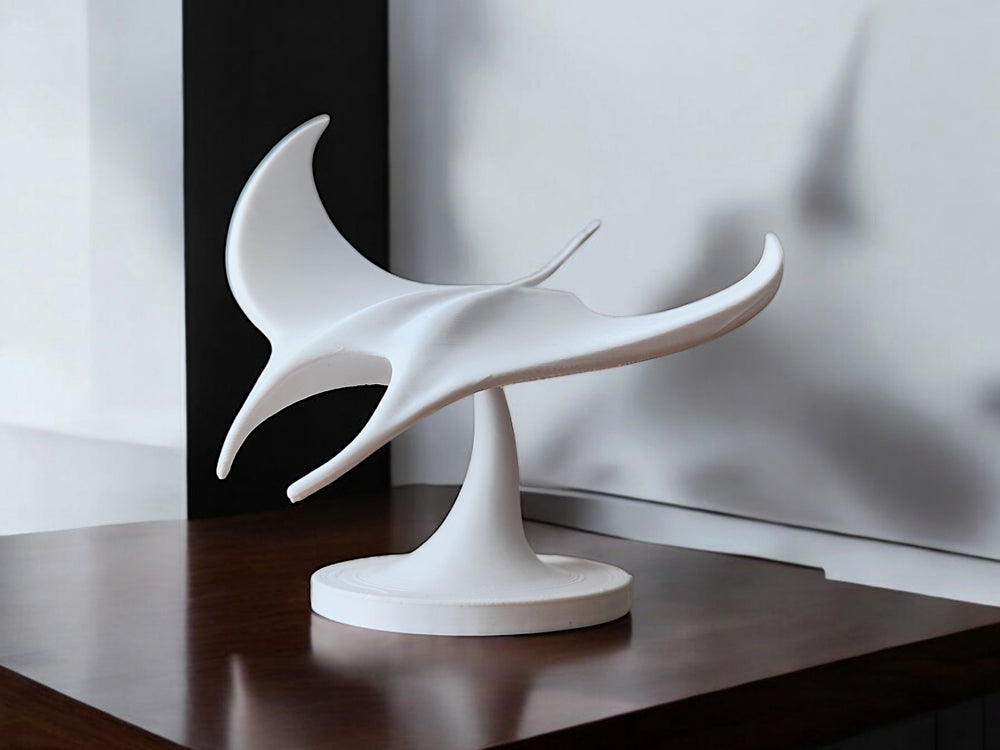 's Gletscher-Mantale Figur mit Mantel aus PLA, weitere Ansicht